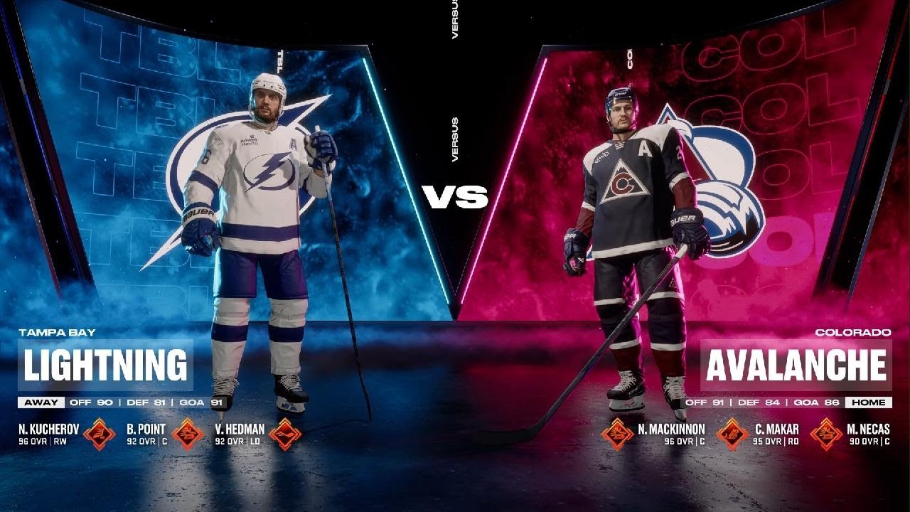 NHL 26My season Mode episode 28 Tampa Bay Lightning VS Colorado Avalanche Game 4
