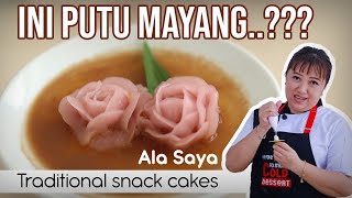 JAJANAN PASAR - RESEP KUE PUTU MAYANG YANG UNIK DAN CANTIK