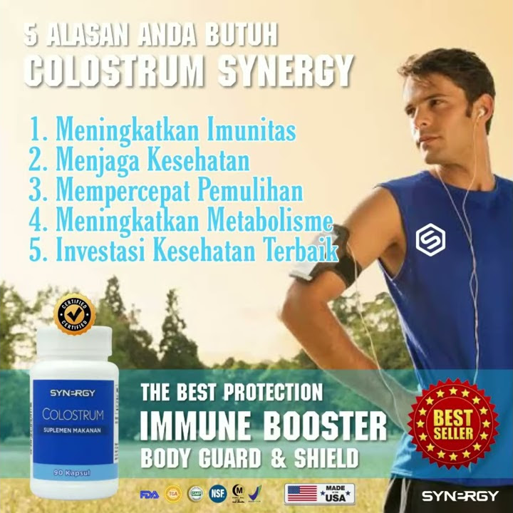 Synergy Colostrum   Suplemen Vitamin   Peningkat Imunitas TubuhJual Colostrum Yogyakarta