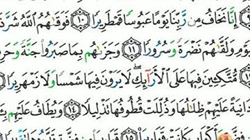 مقرر الصف الثاني الابتدائي الازهري القران الكريم( سورة الانسان) من ايه( ١١)حتي ايه( ٢٠)