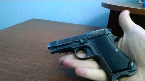 Beretta Model 1935 Quick Disassembly and Reassembly