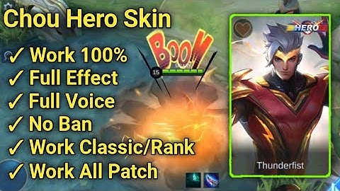 New!! Script Chou Hero Thunderfist