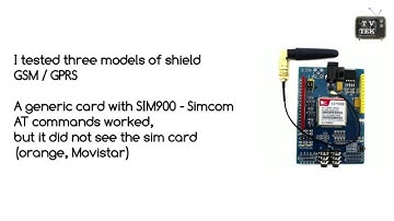 Test of three GSM/GPRS shields