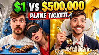 $1 vs $500,000 Plane Ticket! ✈️😱 | Would You Pay $500K?