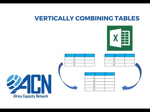 How to vertically merge data Using VSTACK function