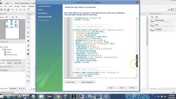 Forward Engineering a database to create an ERD in workbench