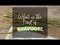 The meaning of shavuot  vision for israel