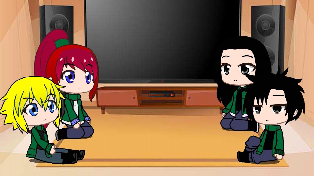 Los padres de Naruto y Sasuke reaccionan a Naruto vs Sasuke gacha club