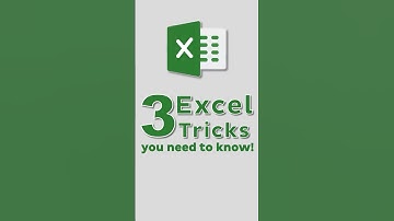 Learn 3 Excel tricks in 30 seconds! #shorts #excel