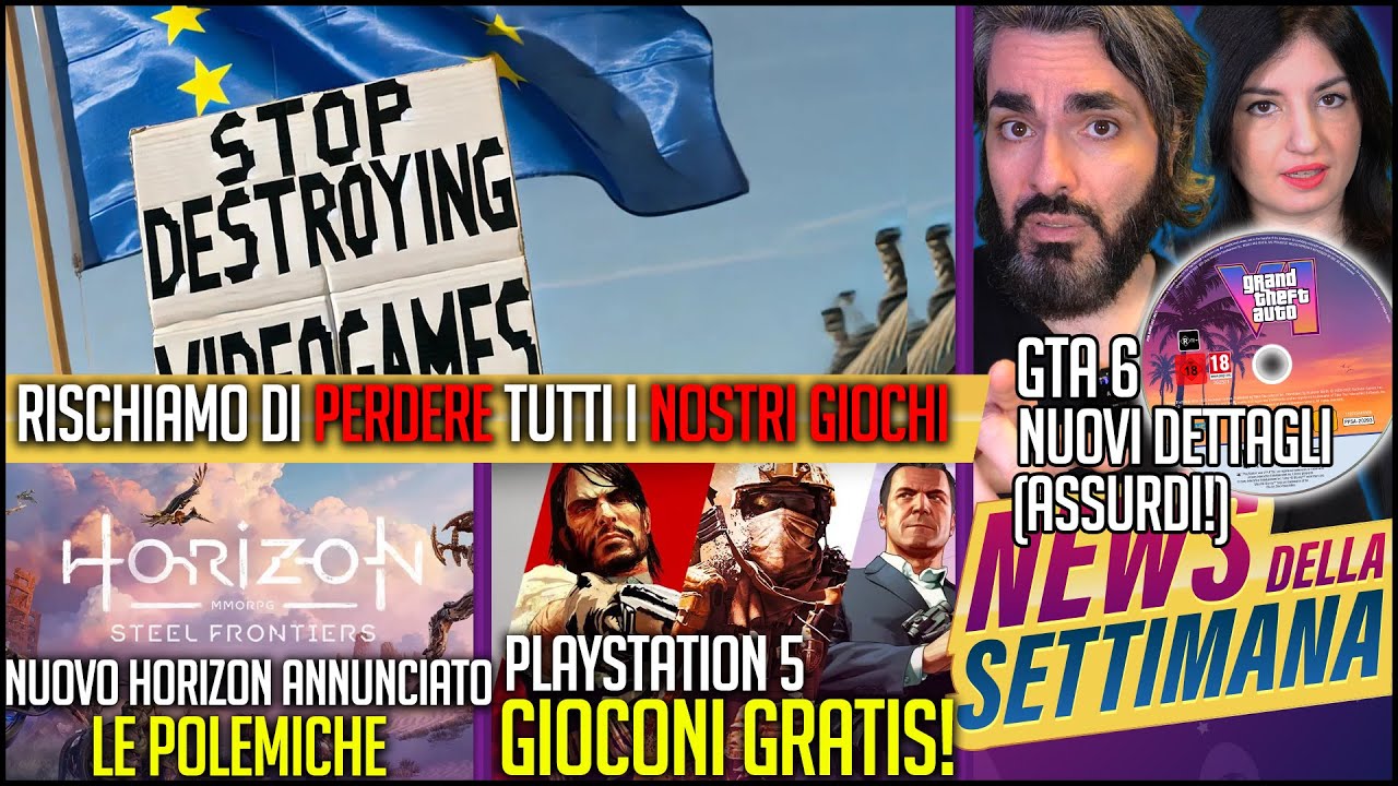 RISCHIAMO DI PERDERE TUTTI I NOSTRI GIOCHI | IL NUOVO HORIZON: POLEMICHE | GIOCHI GRATIS PS5 #NEWS