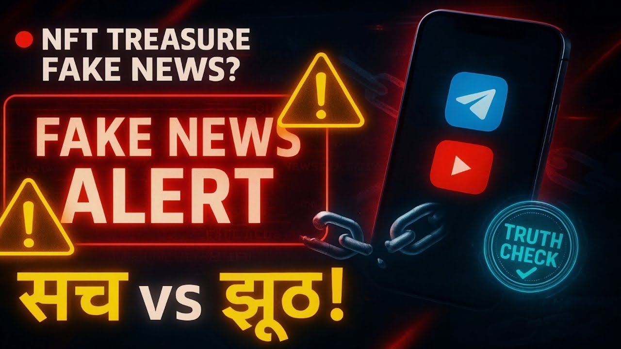 NFT Treasure Fake News Alert 🔥 | Telegram/YouTube पर Viral Claims का सच | Withdrawal बंद? 