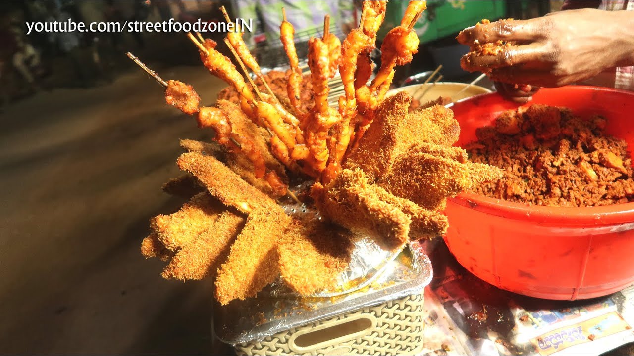Semiya Chicken | Barcus Center | Nellore | Ravi Chicken Pakoda | Nellore Street Food | Street Food Zone
