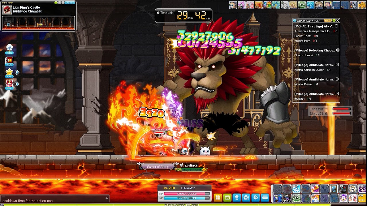 MapleSEA: vs Von Leon(Hard)