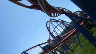 Superman Ultimate Flight Front Row Seat on-ride POV Six Flags Great Adventure