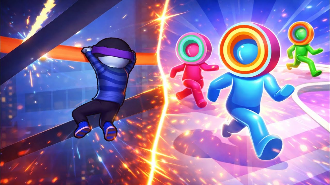 Balance vs Power Challenge  💥 | Roof Rails Levels 9–11 😱🔥 + Layer Man Run Levels 14–16 🤯 