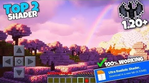 Realistic Shader Mcpe 1.20+ / 1.20.72 | Shader Minecraft PE 1.20 Android