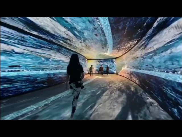 360 degree indoor immersive experience of digital LED video wall