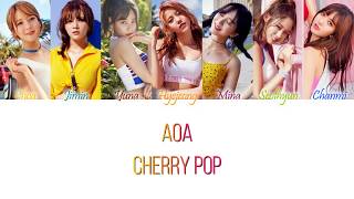 AOA (에이오에이) - Cherry Pop Han/Rom/Eng Color Coded Lyrics Wealth