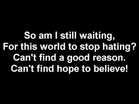 Are you still waiting. Sum 41 still waiting. So am i still waiting for this World to stop hating. Sum 41 still waiting текст песни русскими буквами.