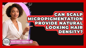 Can Scalp Micropigmentation Provide Natural Looking Hair Density? - Plastic Surgery Transformations