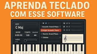 Aprenda teclado com o software Midiculous”