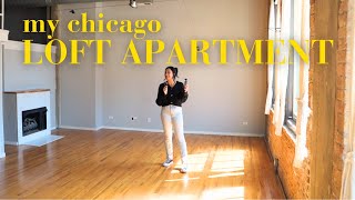 WE BOUGHT A LOFT! | empty Chicago apartment tour