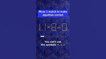 Fix the equation by moving 1 stick #shots #puzzles #logicpuzzles #mathspuzzle #hindipuzzles