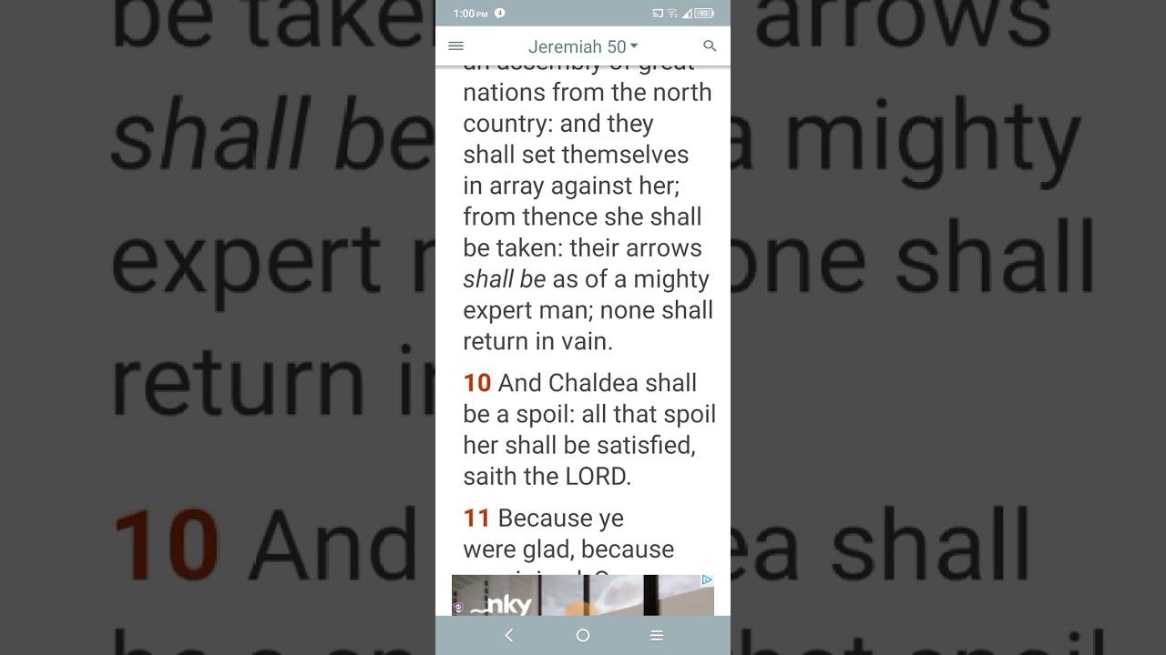 Babylon will be made desolate pt1