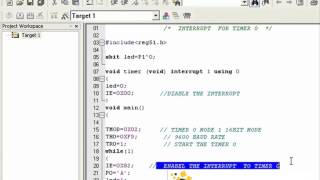 timer Interrupt Embedded C
