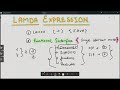 Lamda expression in Java # java #linkedlist #importantquestions