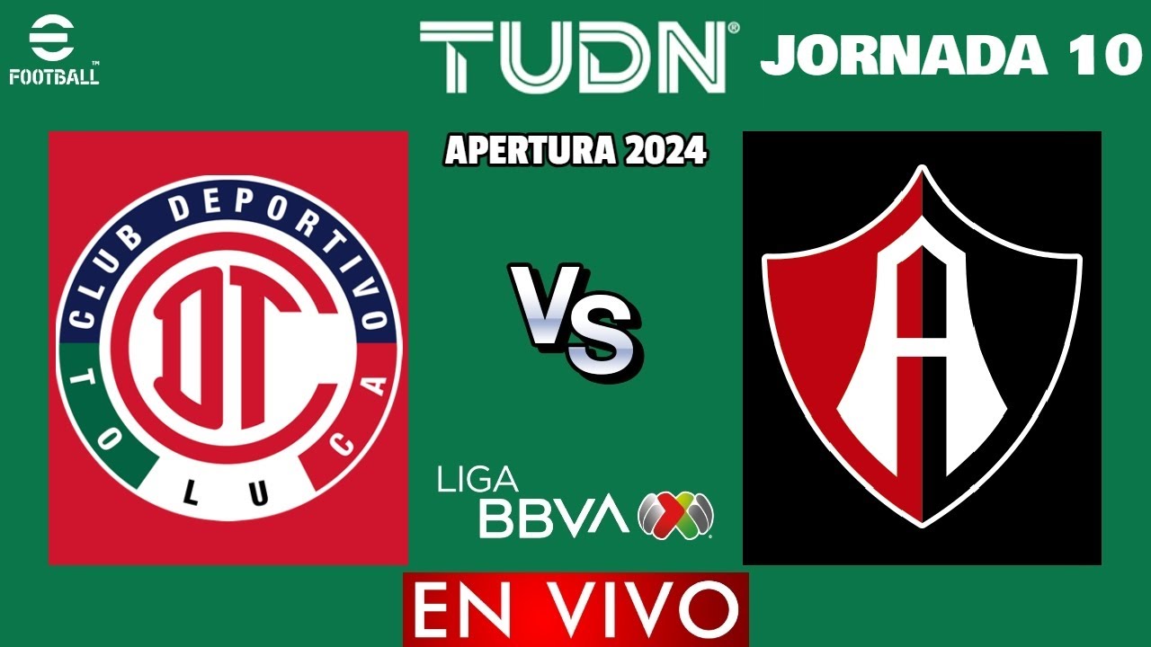 Toluca vs Atlas EN VIVO | Jornada 10 Liga MX Apertura 2024 - YouTube
