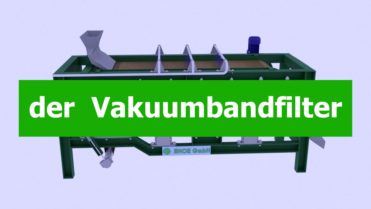 der  Vakuumbandfilter