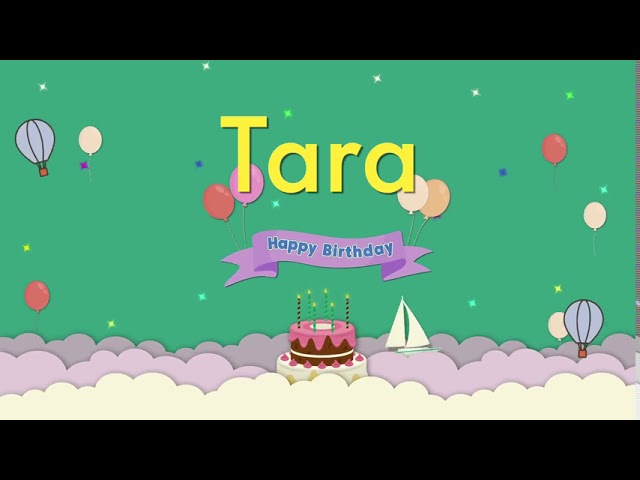 Happy Birthday Tara Party Banner Background - 10 hours