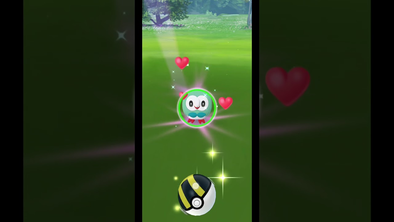 Got 💯IV✨shiny Rowlet✨in Pokémon Go😍🤯😍