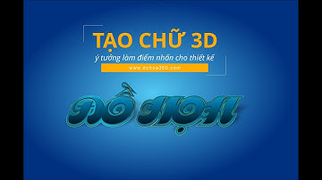 Làm chữ 3D Trong CorelDRAW