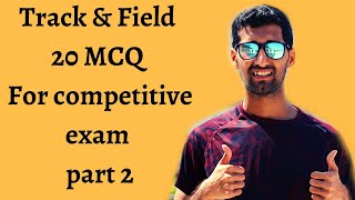 Track And Field 20 MCQ |Physical education exam | Athletics game Objective Question #22