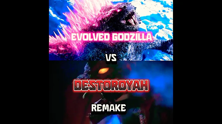 Evolved Godzilla VS Destoroyah Remake #godzillaxkongthenewempire #godzillavsdestoroyah #movie