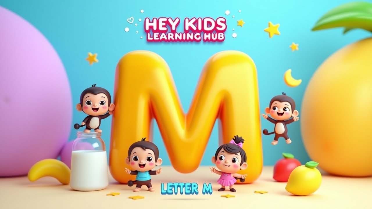 Letter M Song 🎵 | Learn Phonics M | ABC Song for Kids