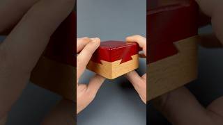 لغز الصندوق المستحيل dove tail puzzle box #shorts