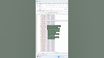 How to lookup the most recent data entry using XLOOKUP. 🤓 #excel #sheets
