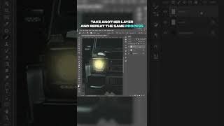 Car Headlight on effects in Photoshop @phlearn @grapexels #shorts #photoshoptutorial tutorials