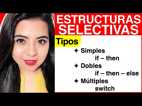 ESTRUCTURA SELECTIVA SIMPLES, DOBLES Y MÚLTIPLES  (if-then, if-then-else y switch)
