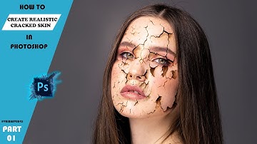 How to create realistic cracked skin in photoshop tutorial 2021