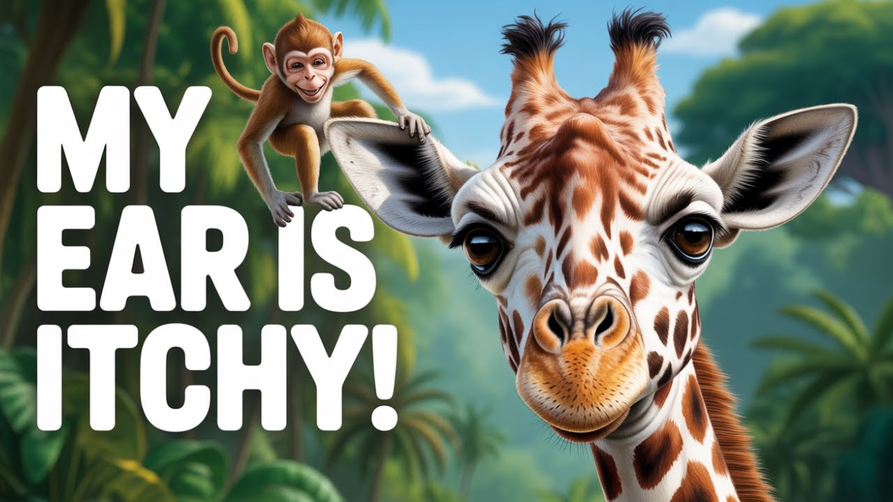 This Giraffe’s Ears Were SO Itchy