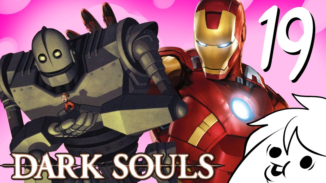 gaming logo Oney Plays Dark Souls - PART 19 - Iron Man VS The Iron Giant