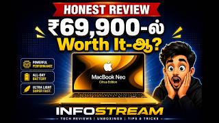 `MacBook Neo Review Tamil | ₹69,900-ல் கிடைக்கும் Best Laptop-ஆ? | Worth It or Not?`