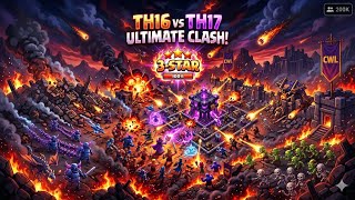 TH16 vs TH17 — Can TH16 Triple TH17? 😱 Full Attack Replay