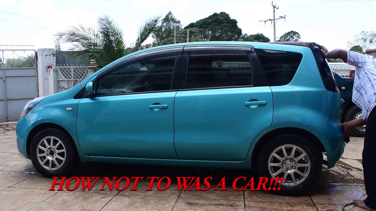 How not to wash a Car!!! - YouTube
