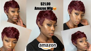 😍SHORT PIXIE AMAZON WIG| SO CUTE! AFFORDABLE | $21.99 💰