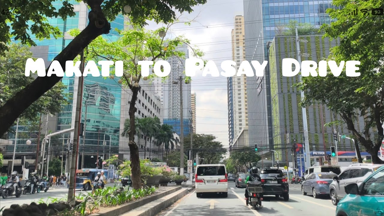 Drive in the Philippines. Manila - Makati to Pasay #manila #makati 